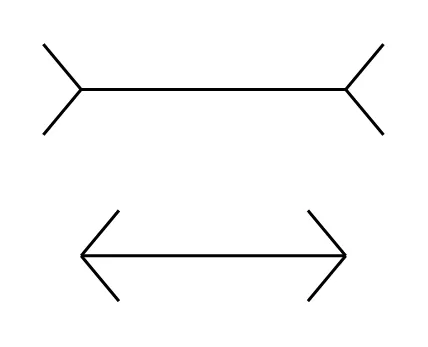 ミュラーリヤーの錯視